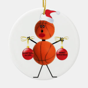 Ornement En Céramique Basket-ball