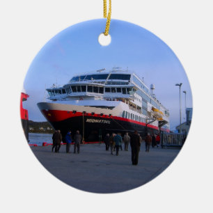 Ornement En Céramique Bateau de croisière norvégien