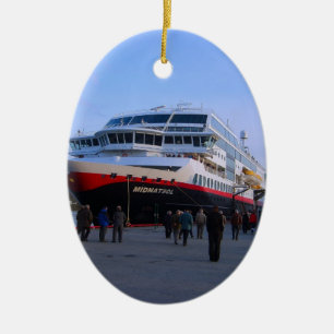Ornement En Céramique Bateau de croisière norvégien