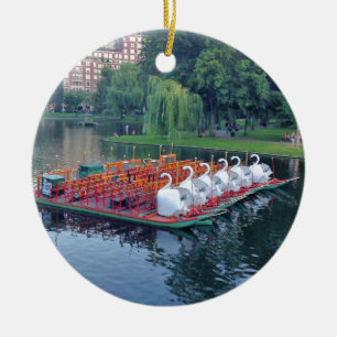 Ornement En Céramique Bateaux de Boston Swan