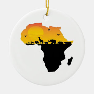 ORNEMENT EN CÉRAMIQUE BEAUTÉ DE L'AFRIQUE