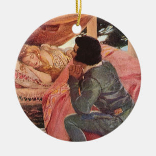 Ornement En Céramique Beauté vintage du sommeil par Jessie Willcox Smith