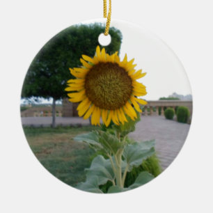 Ornement En Céramique Belle Tournesol Superbe