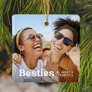 Ornement En Céramique Besoins amusants Photo et nom/s Keepsaké Cadeau