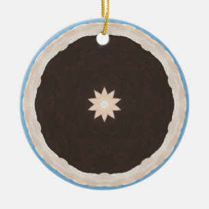 Ornement En Céramique Bibelots à tarte au chocolat Kaleidoscope