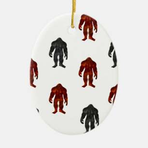 Ornement En Céramique Bigfoot