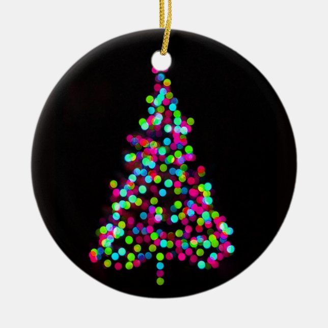 Ornement En Céramique Bijoux en sapin de Noël (Devant)