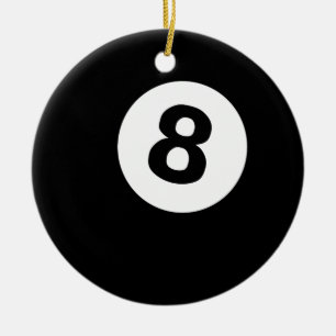 Ornement En Céramique billiard de huit
