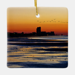 Ornement En Céramique Biloxi Mississippi Sunrise