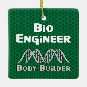 Ornement En Céramique Bio Ingénieur Body Builder Ornament céramique