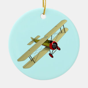 Ornement En Céramique Biplan de chameau de Sopwith