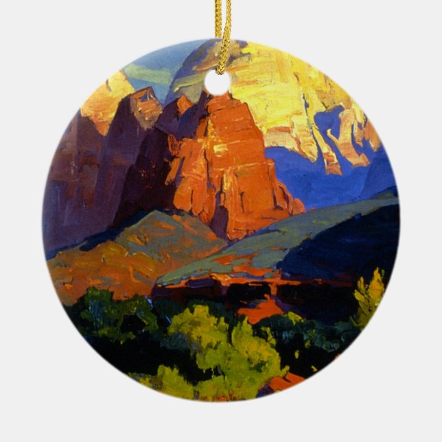Ornement En Céramique Bischoff - Zion Park (Devant)