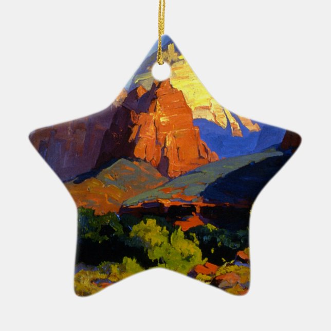 Ornement En Céramique Bischoff - Zion Park (Devant)