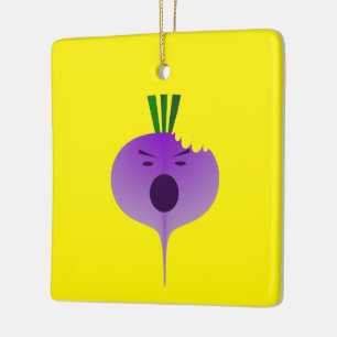 Ornement En Céramique Bite The Angry Turnip par Kenneth Yoncich