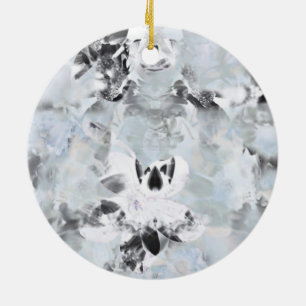 Ornement En Céramique Black and white luxurious abstract modern art