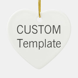 Ornement en céramique blanc fait sur commande