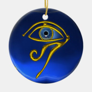 Ornement En Céramique BLUE TALISMAN, Sapphire