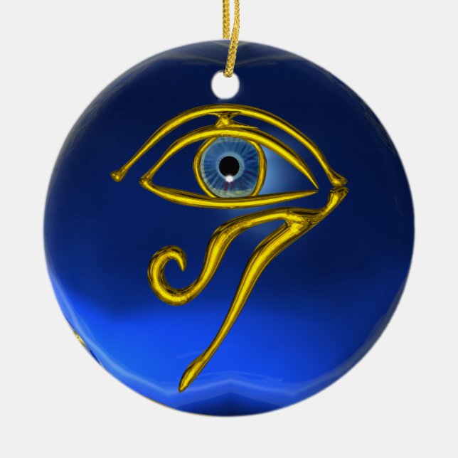 Ornement En Céramique BLUE TALISMAN, Sapphire (Devant)