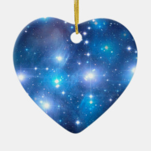 Ornement En Céramique Blue Universe Stars + vos idées
