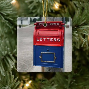 Ornement En Céramique Boîte aux lettres vintage