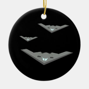 Ornement En Céramique Bombardement furtif B2 personnalisable