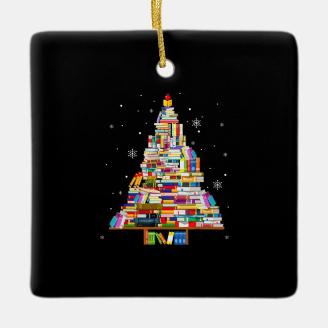 Ornement En Céramique book christmas (Devant)