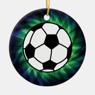 Ornement En Céramique Boule de football
