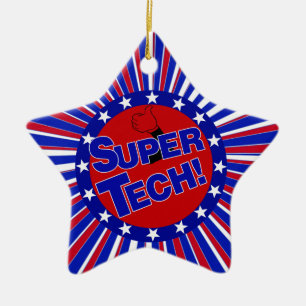 Ornement En Céramique BOUTON SUPER TECH PATRIOTIQUE .png