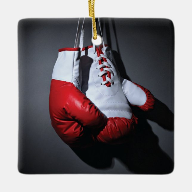 Ornement En Céramique Boxing gloves (Devant)