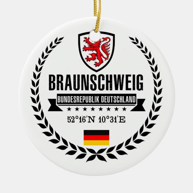 Ornement En Céramique Braunschweig (Devant)