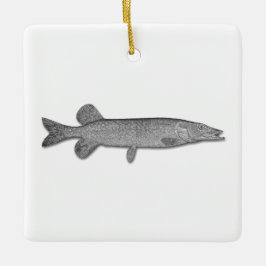 Ornement En Céramique Broche du Nord - Poisson-veste