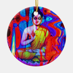 Ornement En Céramique Bruit Bouddha