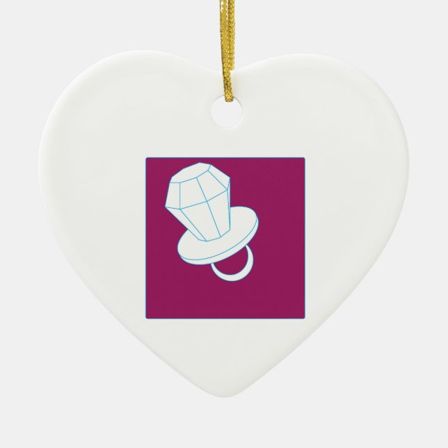 Ornement En Céramique Bruit d'anneau (Devant)