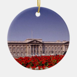 Ornement En Céramique Buckingham Palace, fleurs de Londres, Angleterre