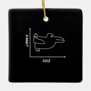 Ornement En Céramique Cadeau de lapin Maître de mathématiques amusant