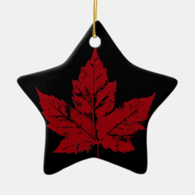 Ornement En Céramique Cadeau de Souvenir personnalisé Canada (Devant)