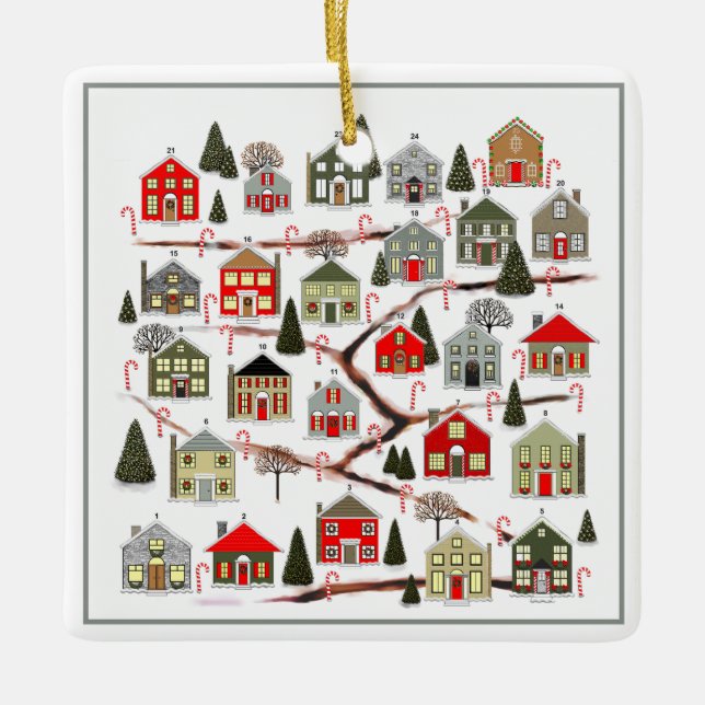 Ornement En Céramique Cadeau de vacances Realtor (Devant)
