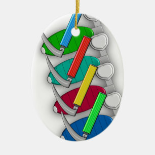 Ornement En Céramique Cadeaux d'art de thérapeute respiratoire