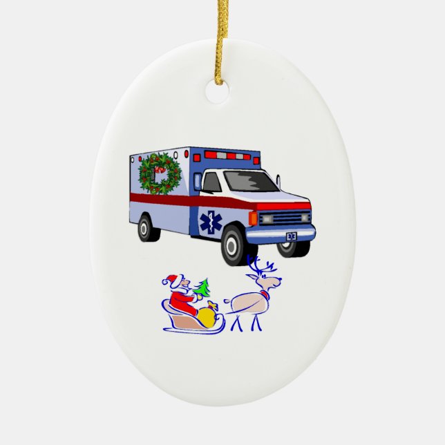 Ornement En Céramique Cadeaux de Noël de SME (Devant)