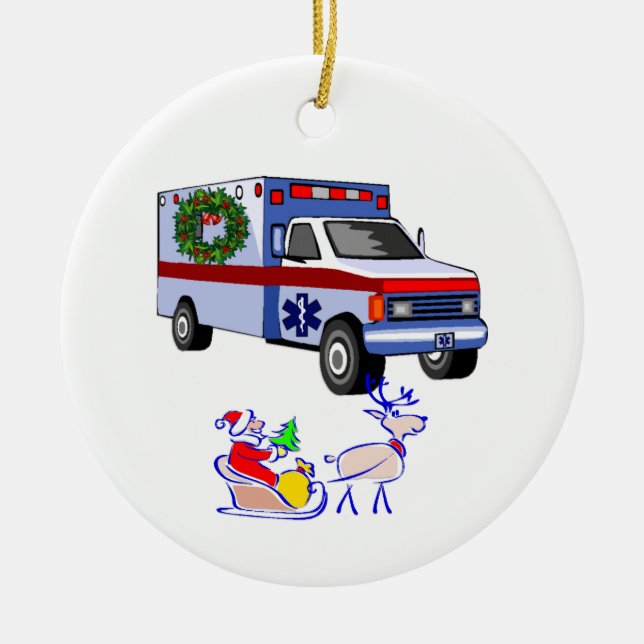 Ornement En Céramique Cadeaux de Noël de SME (Devant)