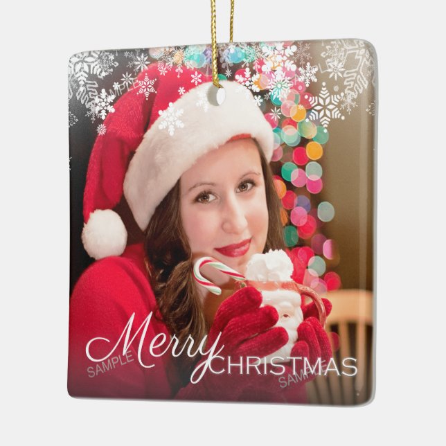 Ornement En Céramique Cadeaux de voeux de Noël moderne (Gauche)