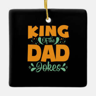 Ornement En Céramique Cadeaux papa Roi Du Père