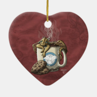 Ornement En Céramique [Café de dragon de tasse de thé]