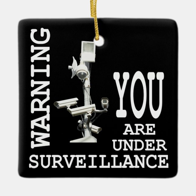 Ornement En Céramique caméras vidéo de surveillance (Devant)