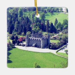 Ornement En Céramique Campbell Scottish Clan Inveraray Castle Christmas