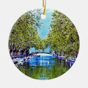 Ornement En Céramique Canal à Annecy France