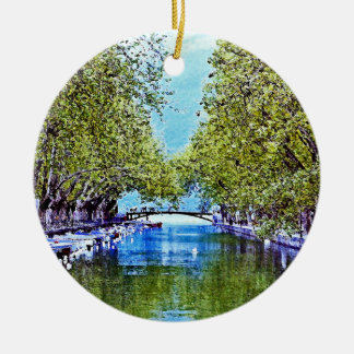 Ornement En Céramique Canal à Annecy France