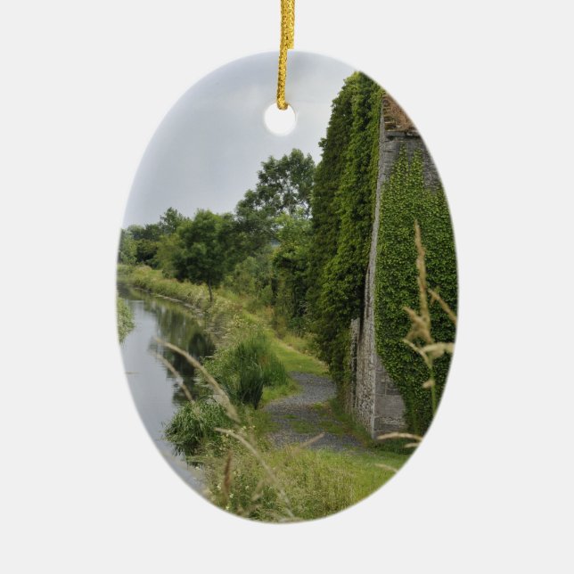 Ornement En Céramique Canal irlandais (Devant)