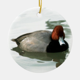 Ornement En Céramique Canard roux