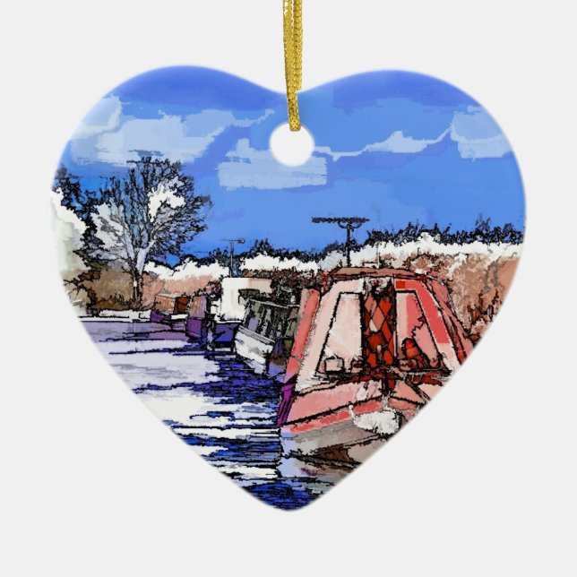 ORNEMENT EN CÉRAMIQUE CANAUX (Devant)